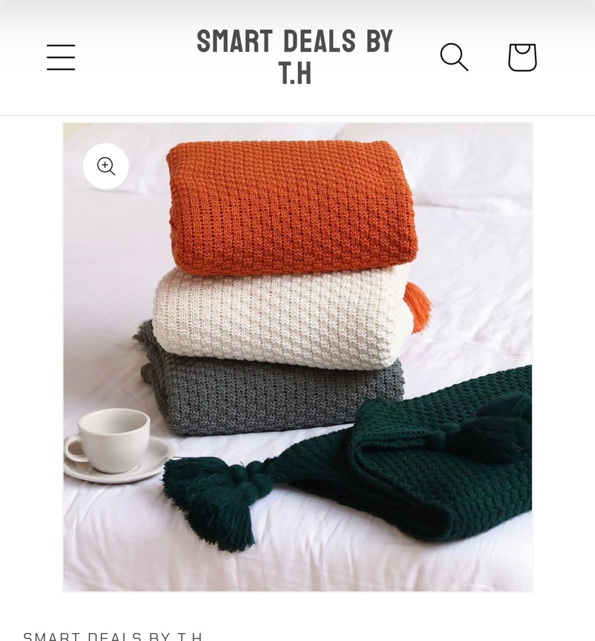 Sofa Blanket (Instant Pickup)