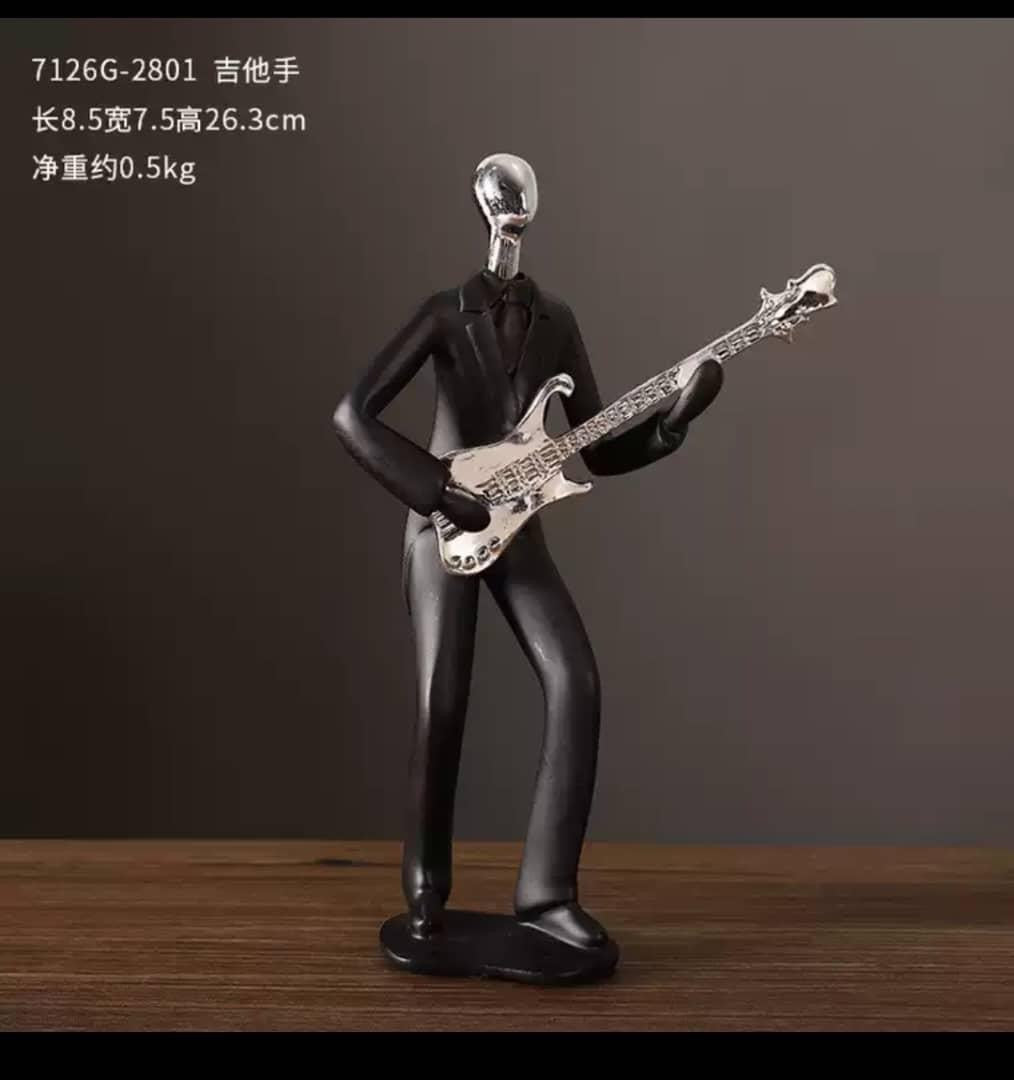 Guitar Man Figurine Statue decor (Instant Pickup)
