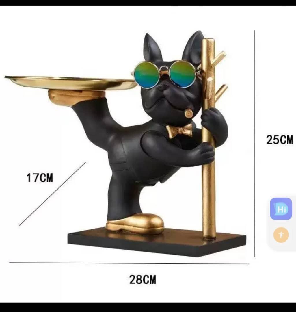 Rich Cat Remote and Key Holder Figurine Statue decor (Instant Pickup)