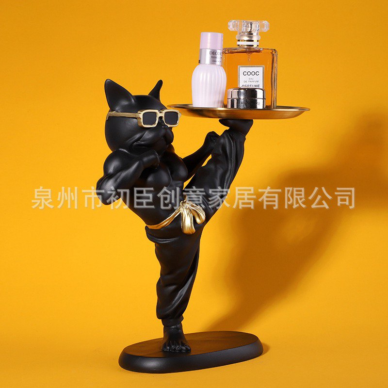Cat Kungfu Figurine (Instant Pickup)