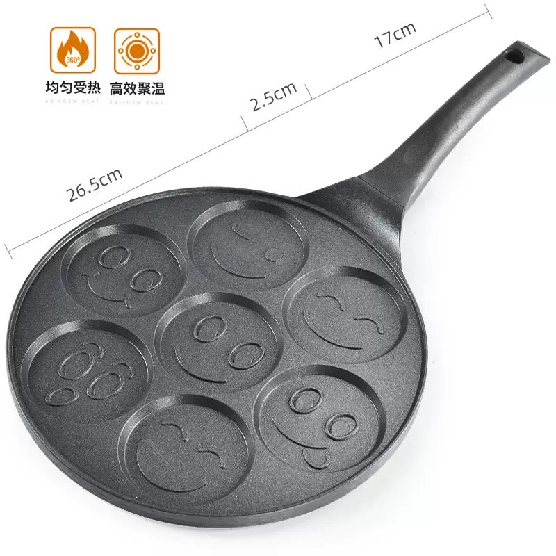Smiley face omelette pan (Instant Pickup)