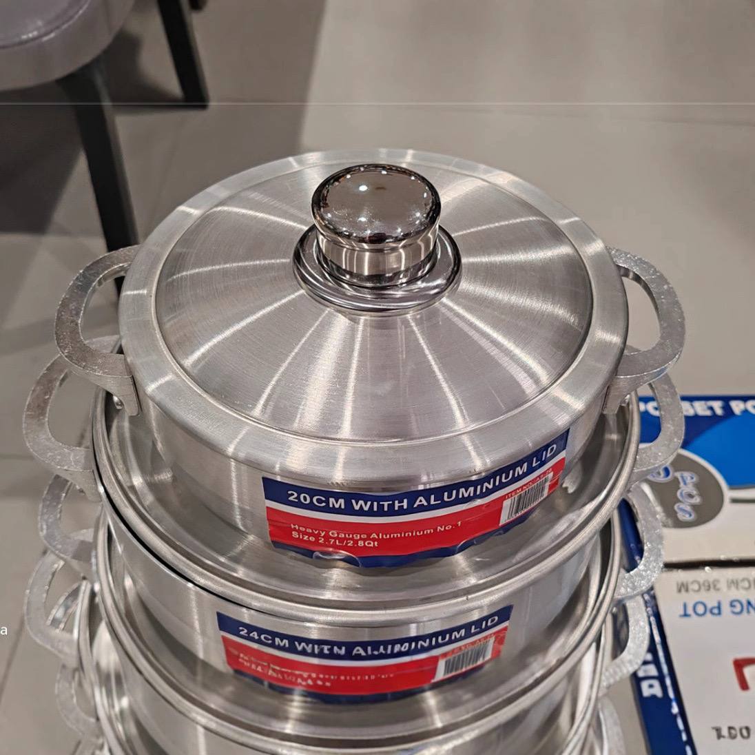 6pcs original Aluminum pot (Instant Pickup)