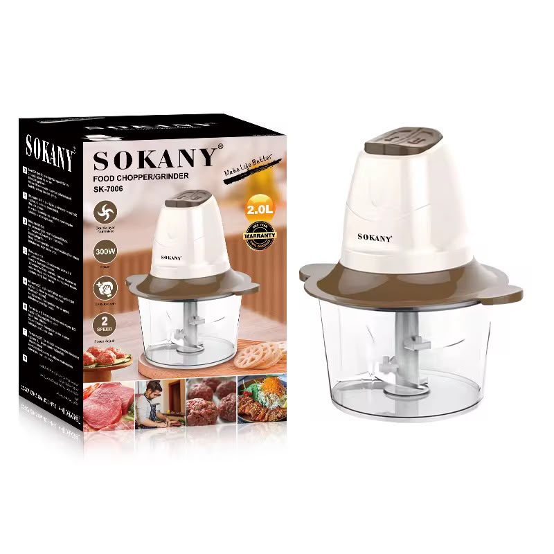 SOKANY ELECTRIC MINI WONDER CHOPPER (Instant Pickup)