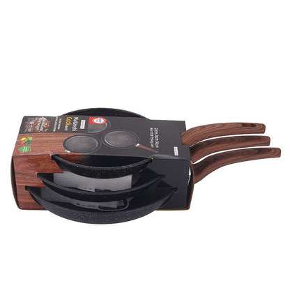 Wooden handle Non-stick fry pan (Instant Pickup)