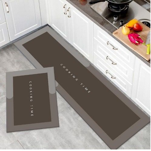 Kitchen Runner 40*60 + 40*120cm (Cooking Time) (Intsant Pick Up)