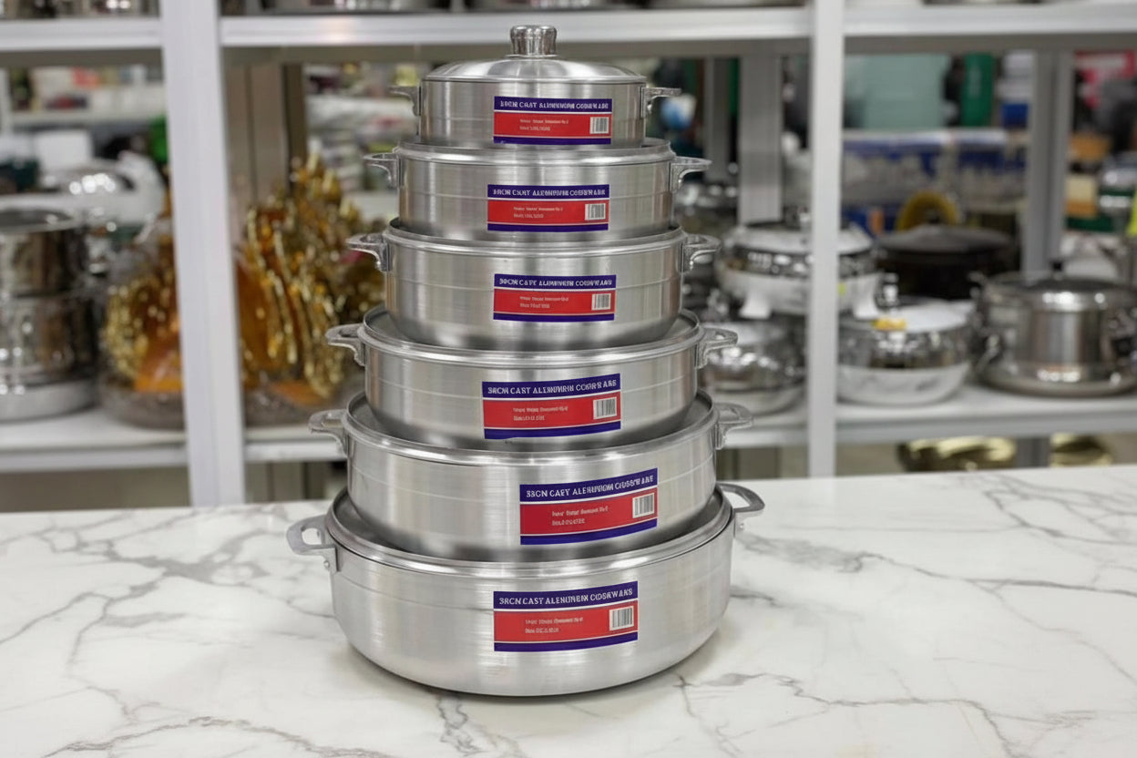 6pcs original Aluminum pot (Instant Pickup)