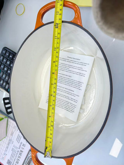 31cm Cast iron oval Pot (Instant Pickup)