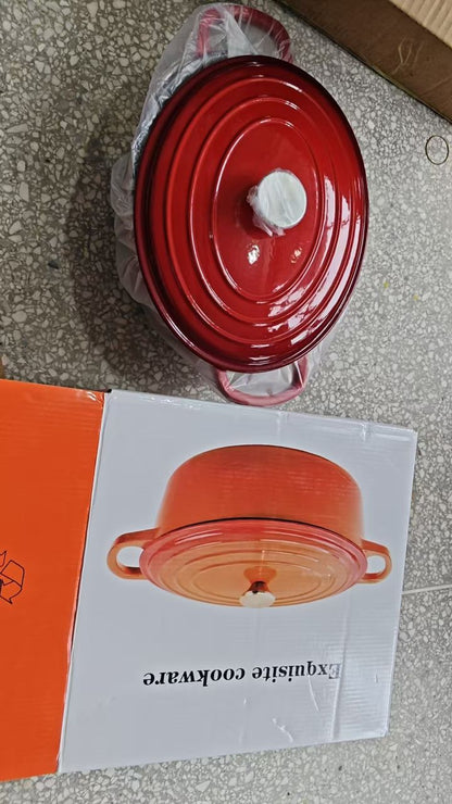 31cm Cast iron oval Pot (Instant Pickup)