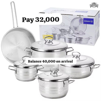 KORKMAZ A1900 Astra Pot Set (Instant Pickup)