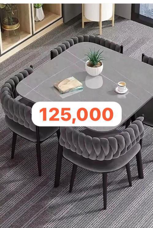 6 and 4 Chair dining Set square 150cm