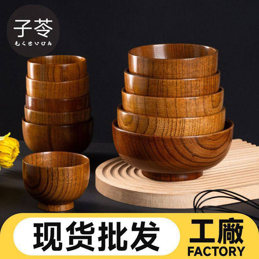 Bamboo Bowl Plate 5pcs (Instant Pickup)