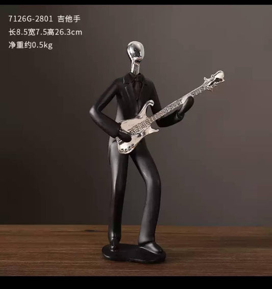 Guitar Man Figurine Statue decor (Instant Pickup)