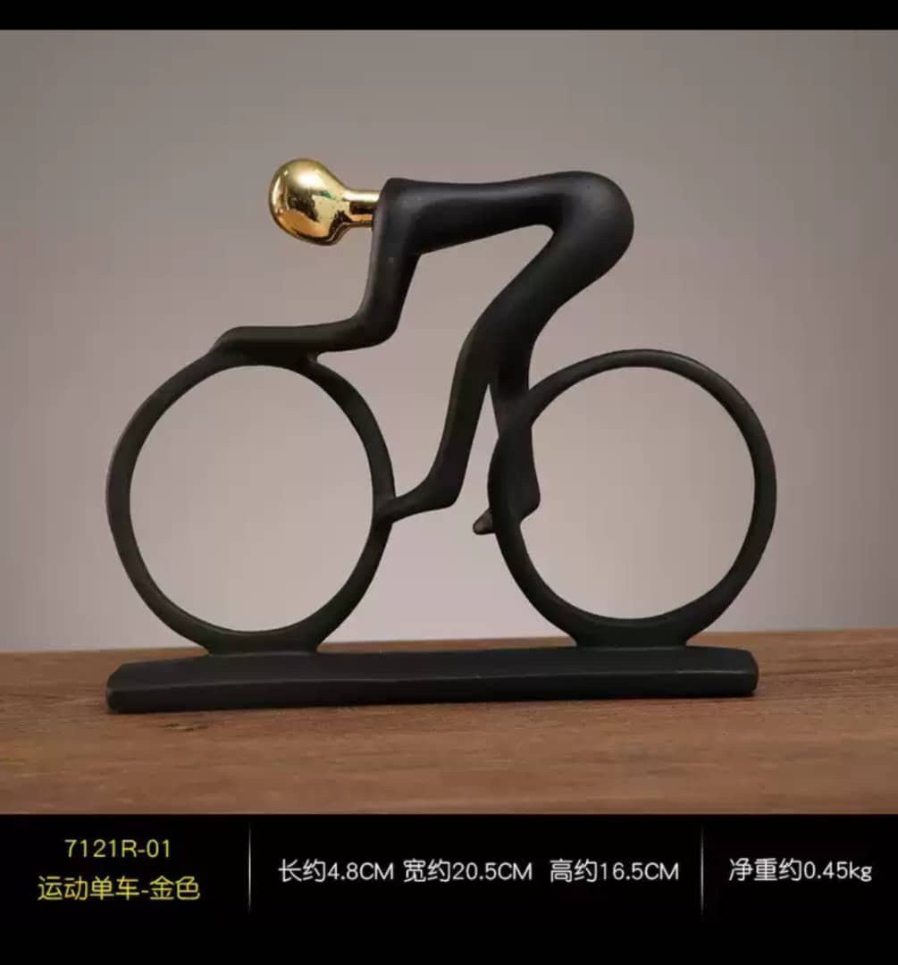 Cycling Figurine Statue decor (Instant Pickup)