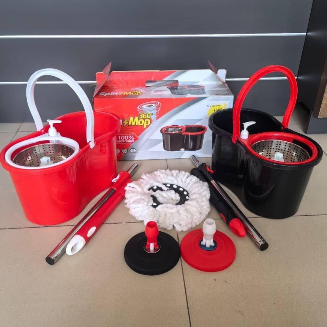 Mop Bucket + rod+ steel plate (Instant Pickup)