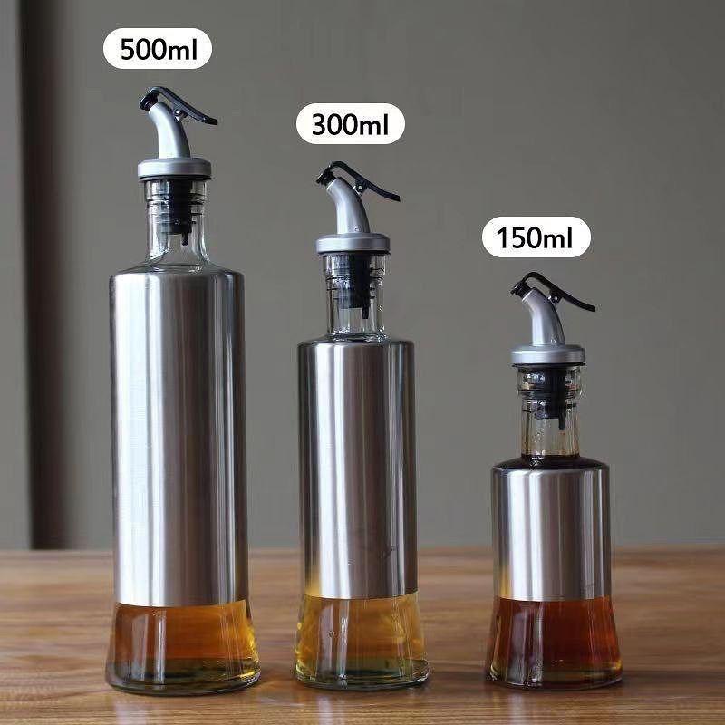 Seasoning oil bottle stainless (Instant Pickup)