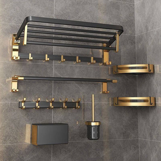 Aluminum Bathroom Storage Rack (Instant Pickup)