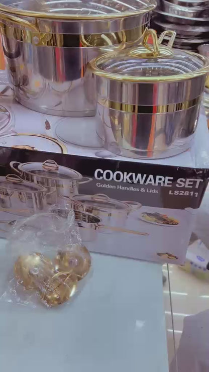 11pcs LEOZ COOKWARE Pot (Instant Pickup)