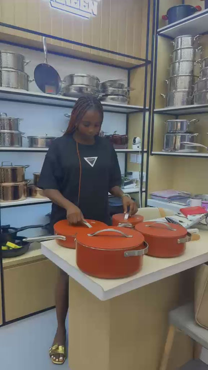 8pcs Uakeen cookware Pot (Instant Pickup)